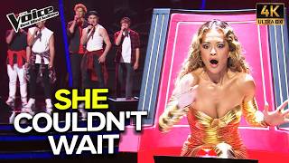 Rita Ora Turned Her Chair in 2 SECONDS... The Fastest in The Voice History [4K]