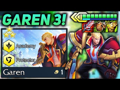 3 STAR GAREN REROLL WITH BEST IN SLOT ITEMS IS INSANE TANK CARRY!! | Teamfight Tactics Patch 11.22