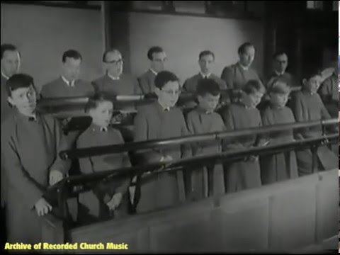 Rare BBC TV broadcast: rehearsal at Temple Church 1958 (George Thalben-Ball)