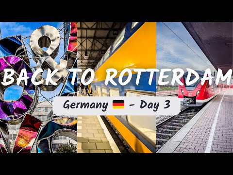 I had to take 5 trains - When they cancel your train - Germany 🇩🇪 - Day 3