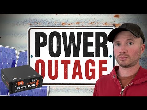 Storm Knocks Grid Out? Solar Battery Bank Saves Homestead!