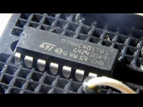 BitBasics - MOS4017 / 74HC4017 - Dekadenzähler