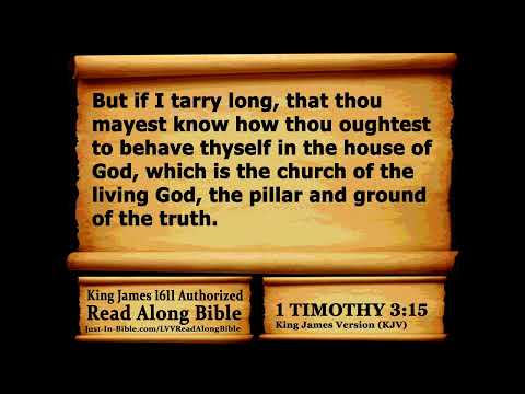 Bible Book 54. 1 Timothy Complete - King James 1611 Authorized Read Along Holy Bible Diverse Readers