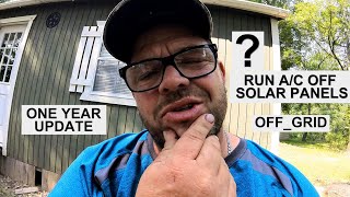 Run A/C On Off-Grid Solar System After One Year.