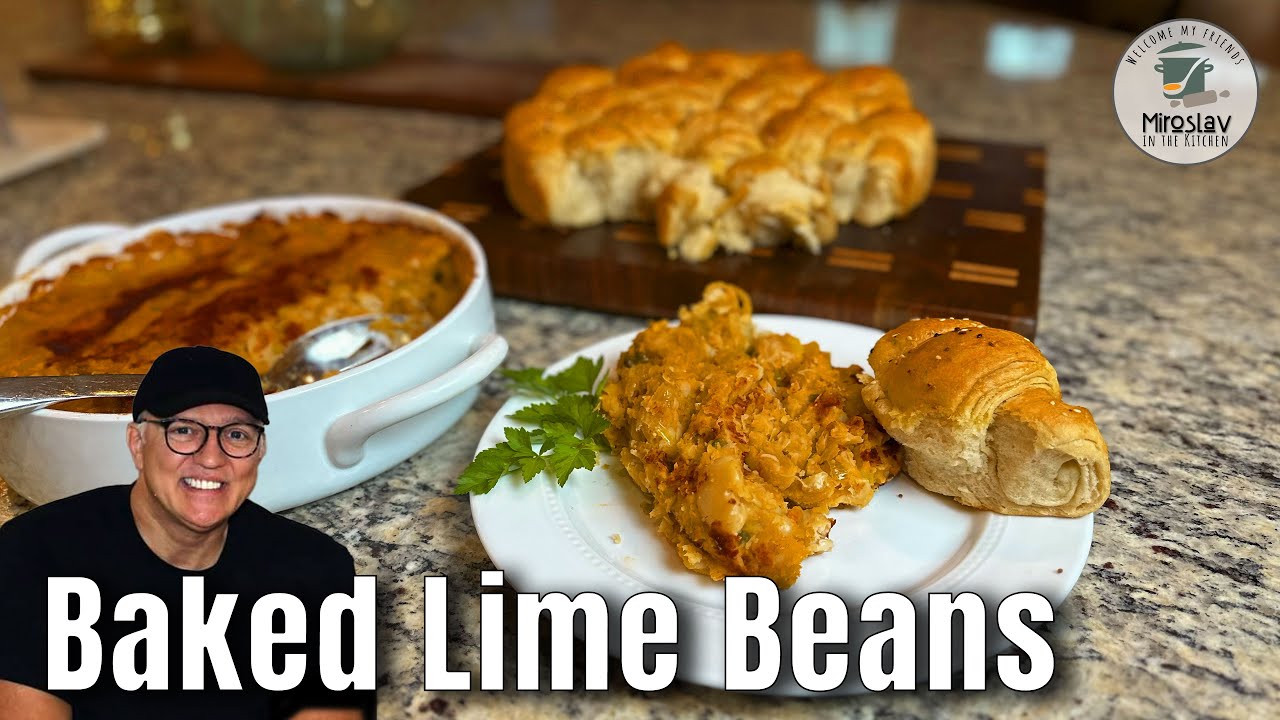 Easy Homemade Vegan Baked Lima Beans | Prebranac