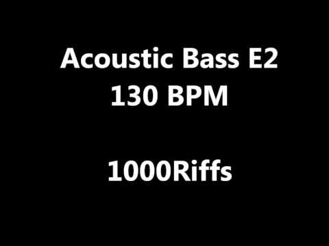 Acoustic Bass E2 Metronome : 130 BPM - Beats Per Minute