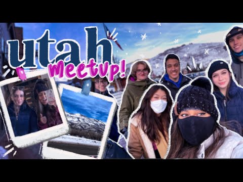 utah vlog | skiing & meetup w/ minecraft youtubers (pt. 1)