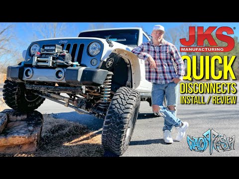 Jeep Quick Disconnect Sway Bar End Links - JKS Sway Bar Disconnects JK