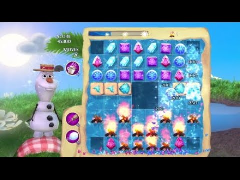 Summer levels Part 1-Frozen Free Fall: Snowball Fight