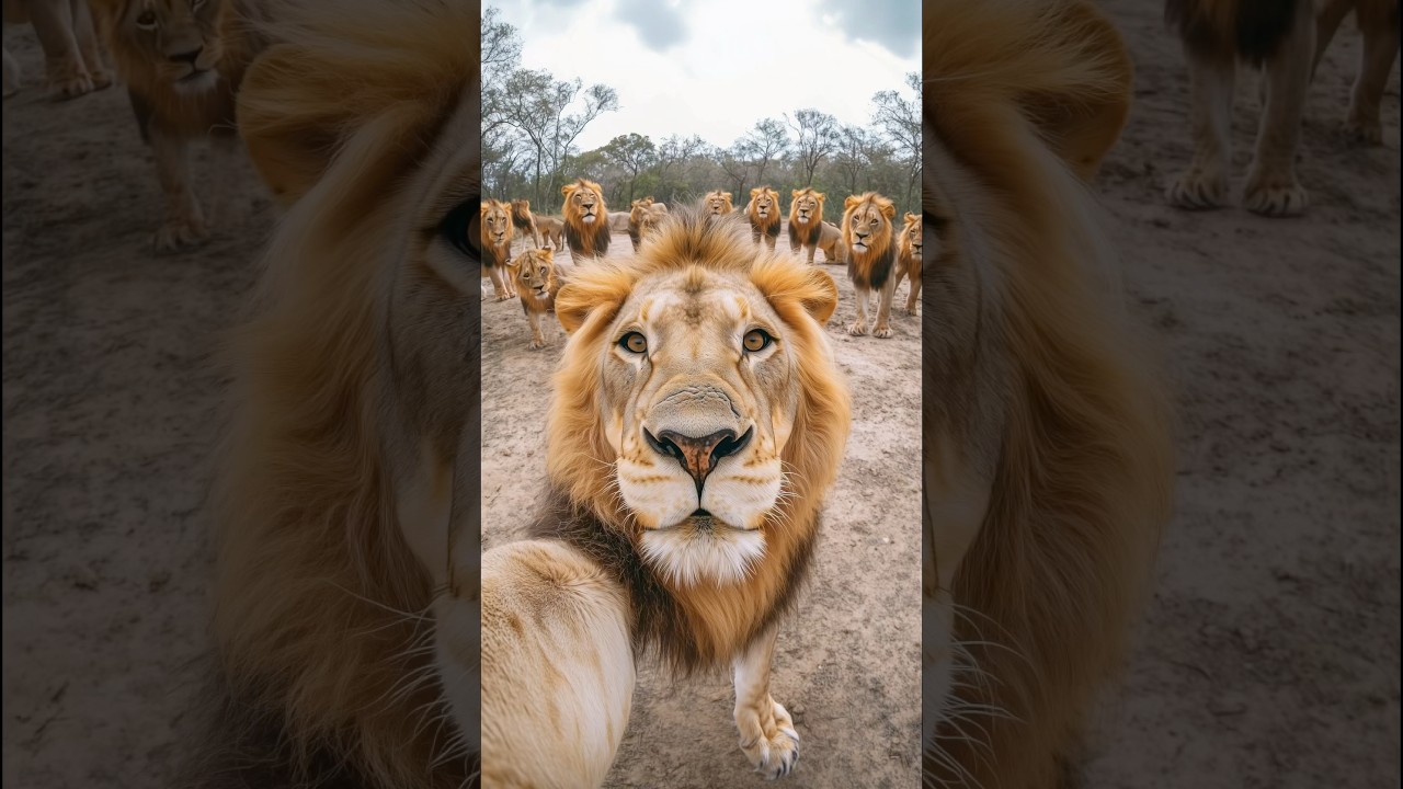 WILDLIFE SELFIE SQUAD 📸: Hilarious Animal Selfies You Won’t Believe!  #midjourney #ai #animal