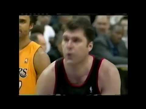 Sabonis vs Lakers 2001 Playoffs (Game 2)