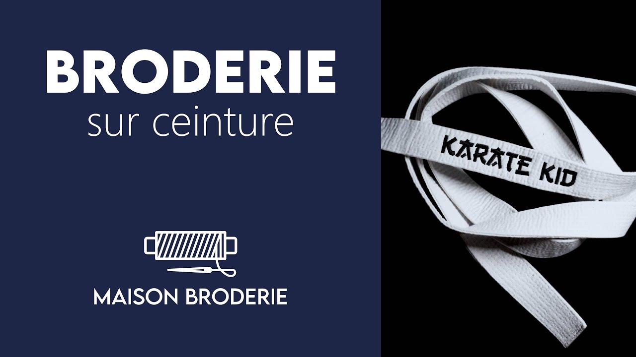 Mirror — broderie sur ceinture