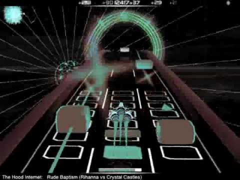 AudioSurf -  Rude Baptism (The Hood Internet Mash) - Rihanna vs Crystal