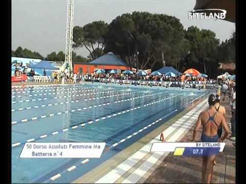 Serie 4 dei 50 Dorso  Assoluti Femmine Master - 12 MEMORIAL ANDREA BETTIOL