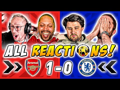 Arsenal & Chelsea Fans Reactions to Arsenal 1-0 Chelsea | Carabao Cup Semi Final Fan Reactions