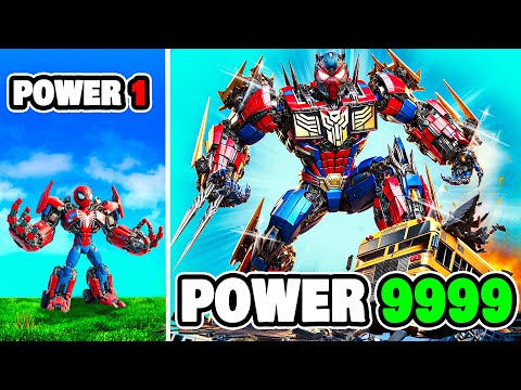 Upgrading to Transformer SPIDERMAN in GTA 5