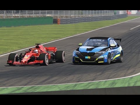 Ferrari F1 2018 vs BMW M2 Le Mans 2018 - Monza
