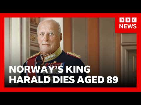 Norway's King Harald V has died at the age of 89 | BBC News