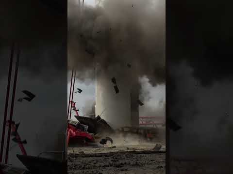 Wind Turbine Wednesday #wednesday #demolition