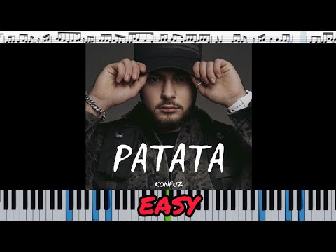 Konfuz — Ратата (кавер на пианино + ноты) EASY