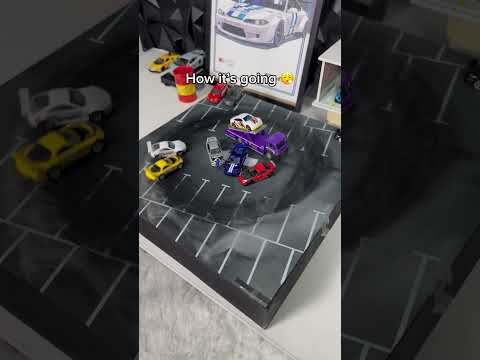 How it started vs how it’s going 🚗💨 #hotwheels #diecast #drifting