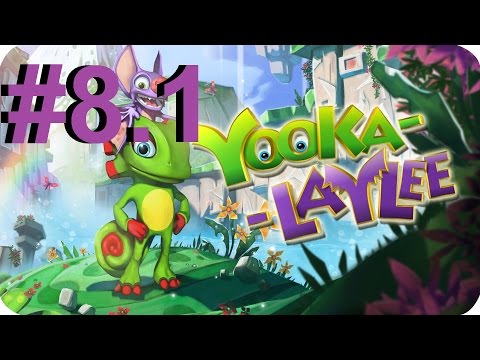 Yooka-Laylee 100% Walkthrough Part 8.1 - World 2 Glitterglaze Icymetric Palace (Ice Cube Pagie)