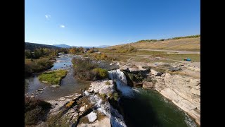 LUNDBRECK FALLS, AB DJI AVATA FPV DRONE FOOTAGE, SUMMERTIME