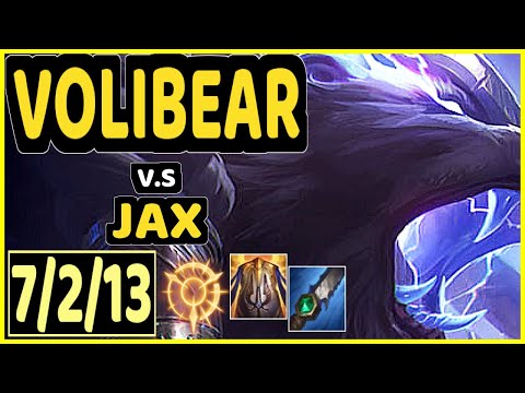 BEANSU (VOLIBEAR) vs JAX - 7/2/13 KDA JUNGLE CHALLENGER GAMEPLAY - EUW