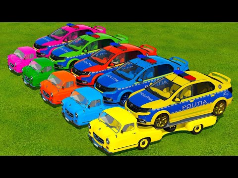 TRANSPORTING ROLLS ROYCE & BRABUS CARS WITH ISUZU TRUCKS - Farming Simulator 22