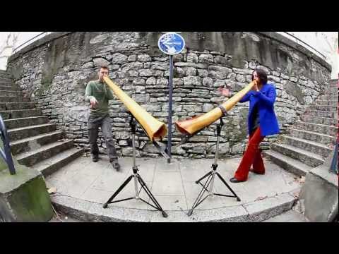 DIDGERIDOO Adèle & Zalem - Didgeridoo Duet / teaser 2013