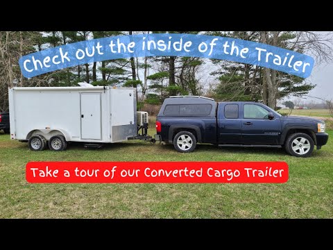 Take a tour of our Off Grid Converted Cargo Trailer