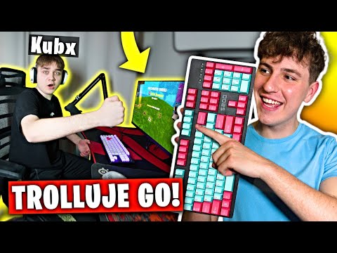 Trolluję Kubxa BEZPRZEWODOWĄ KLAWIATURĄ Na Turnieju w Fortnite