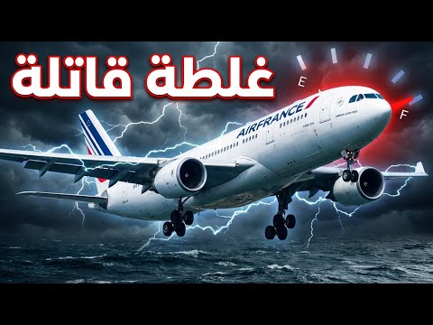 كيف قتل الطيار 228 راكب بغلطة واحدة؟ | كارثة الطائرة الفرنسية