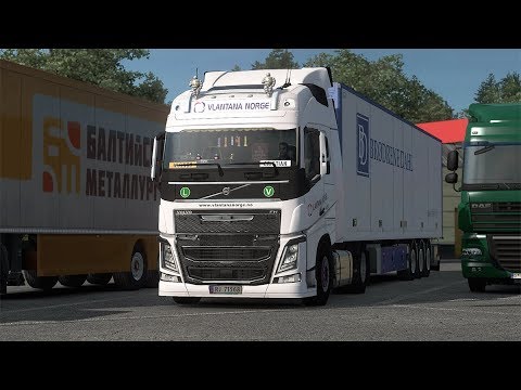 [ETS2] Euro Truck Simulator 2 1.34 - Volvo FH 16 - Ekeri Trailer - Dresda to Erfurtbruck