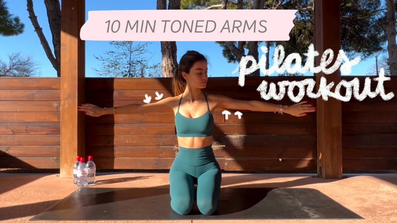 10MIN arm pilates workout // toned and slim arms // no equipment needed! - YouTube