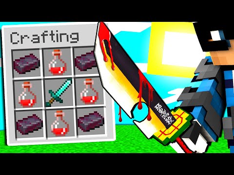 HO CREATO 10 SPADE DEMONIACHE SU MINECRAFT - ITA