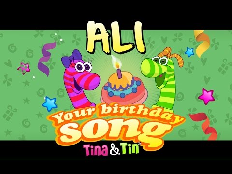 Tina & Tin Happy Birthday ALI 👦🏼(Personalized Songs For Kids) 👏