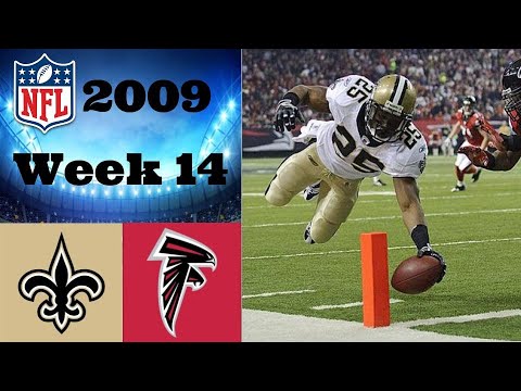 New Orleans Saints vs. Atlanta Falcons | NFL 2009 Week 14 Highlights