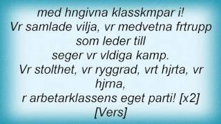 Knutna NГѓВ¤var - ArbetarbrГѓВ¶der Lyrics