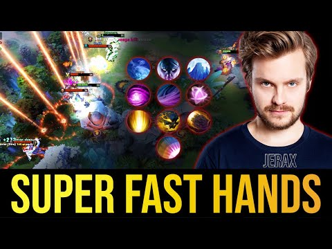 You won't believe that this is JERAX - Super Fast Hands Exort INVOKER DOTA 2