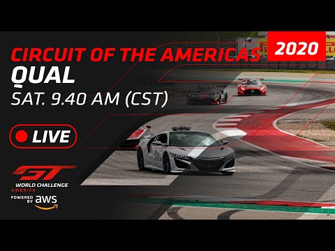 2020年 ブランパンGTワールドチャレンジ・アメリカ（サーキット・オブ・ジ・アメリカズ）予選フル動画