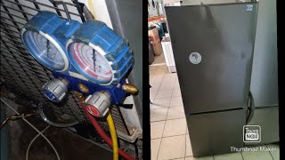 KIC refrigerator not cooling (Leak discovered and repaired)