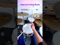 Stop Just Using Fours In Your Fills DRUM LESSON Drumlessons Drumfill Drummer Drumming