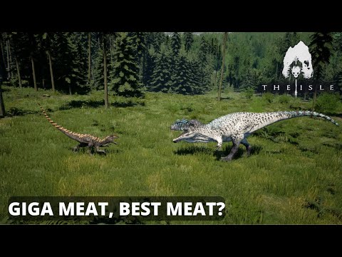 SLASHING up a GIGA with a SOLO UTAH - Utah vs GIga 1v1 - The Isle Legacy  - (River Den Server)