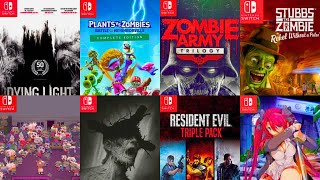Top 10 Best ZOMBIE Games on NINTENDO SWITCH You Need to Play Now !
