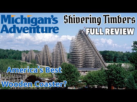 Shivering Timbers Ride Review, Michigan’s Adventure - America’s Best Wooden Coaster?