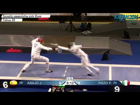 Epee Fencing - And the firecracker goes off! | Abajo JL vs Pizzo P