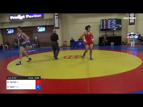2018 Marine Corps US Open/UWW Junior Freestyle 79 Con 16 #2 - Andrew Torres (AZ) Vs. Austin Yant (