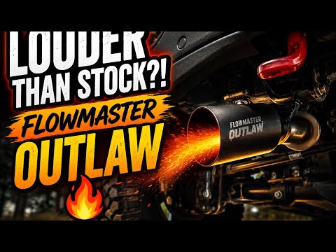 Flowmaster Outlaw Axle-Back Dual Exhaust 🔥 Jeep Wrangler Sound Test 🚙💨 #JeepLife