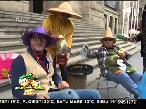 De 1 Mai, "Dezgustatorii" au făcut grătar în faţa Casei Poporului